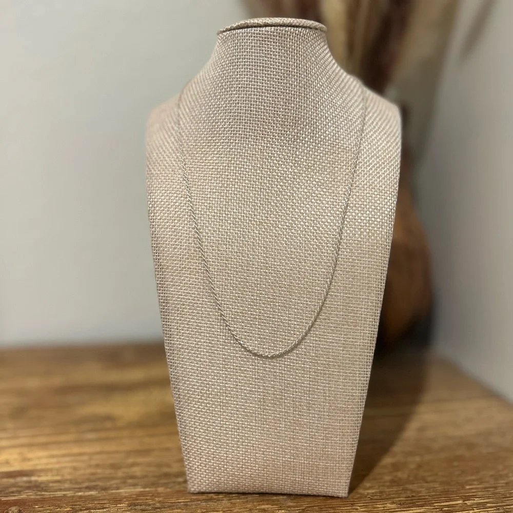 925 Sterling Silver Rope Chain Necklace
